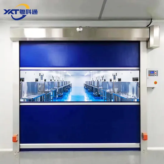 Automatischer, schneller Hochgeschwindigkeits-PVC-Rollladen, schnell rollende Stahltür